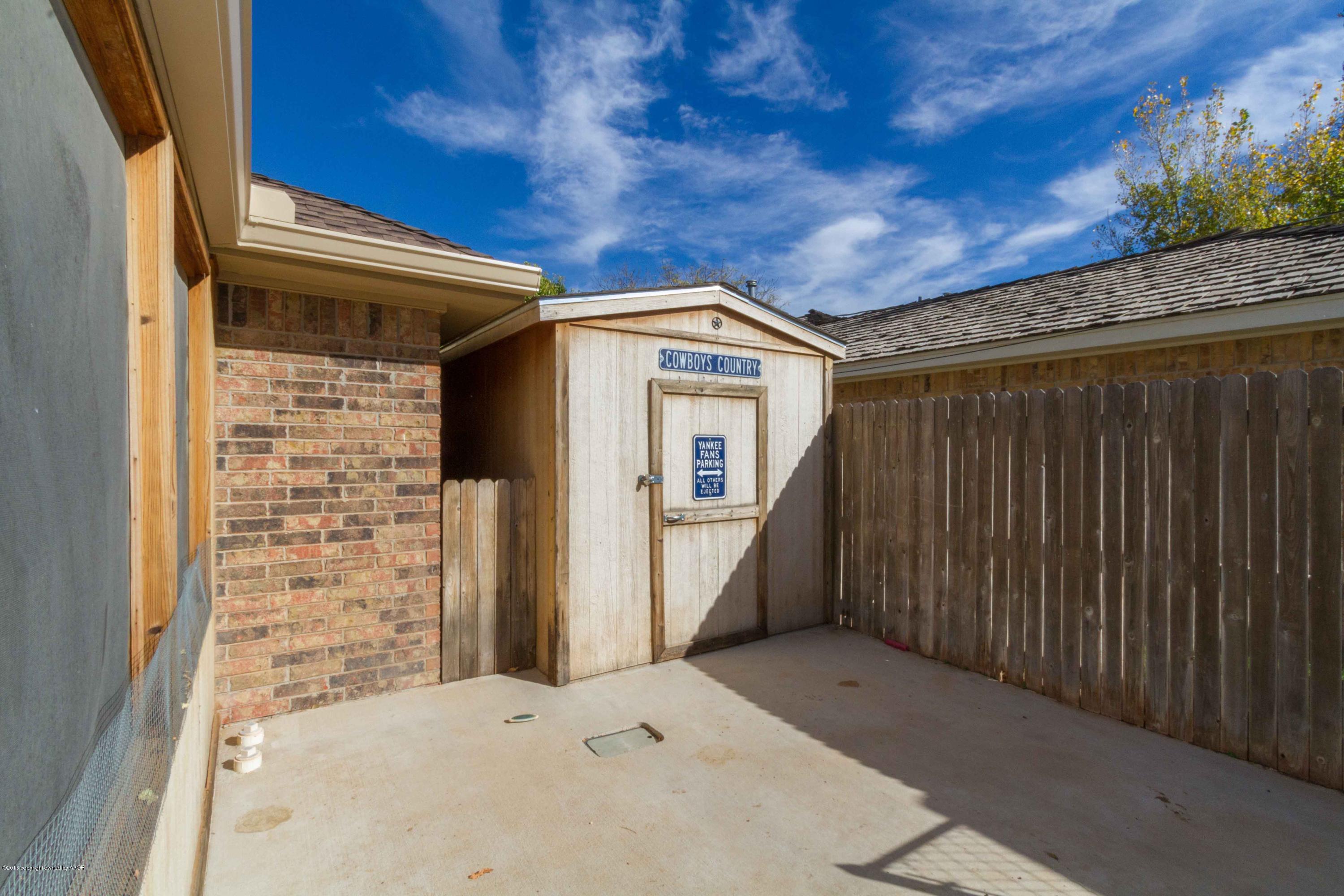 7253 Bayswater Road Amarillo, TX 79109 - Photo 31 of 34 STORAGE