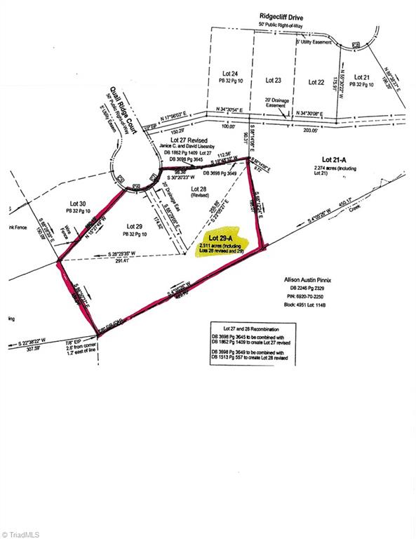 Original lots 28 & 29 plus additional land