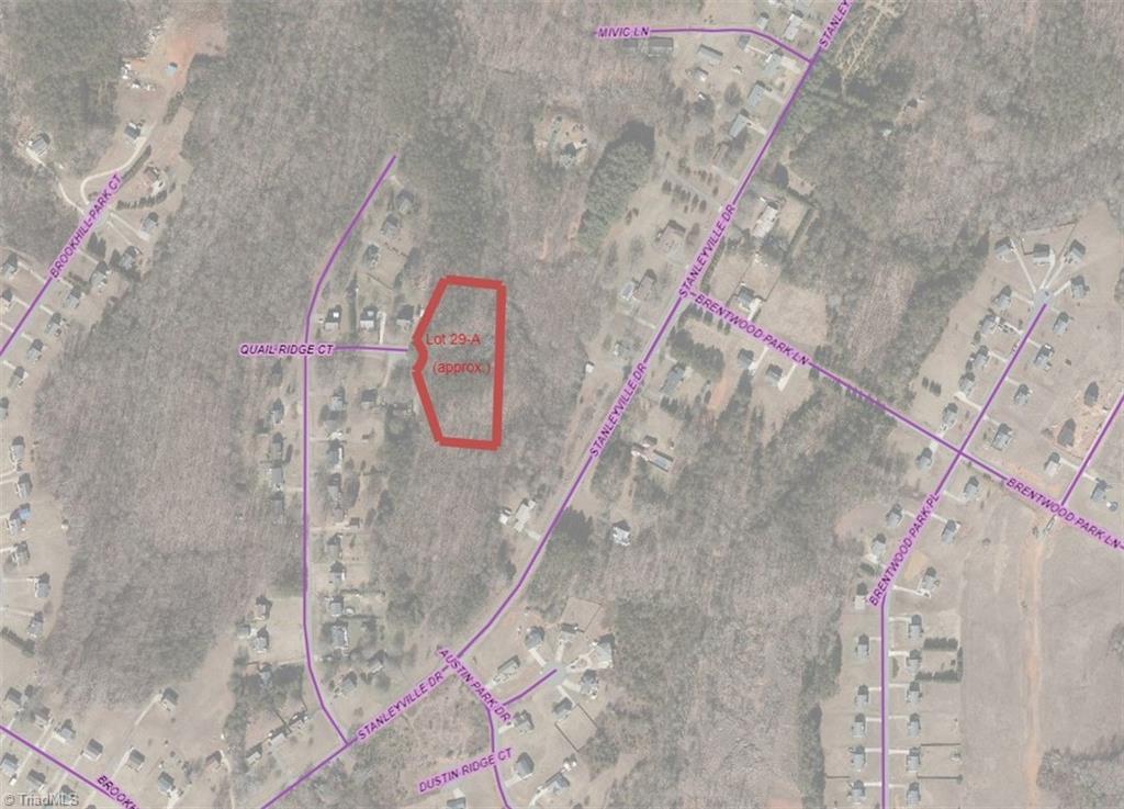 0 Quail Ridge Court Rural Hall, NC 27045 - Photo 2 of 2 Map showing approximate location