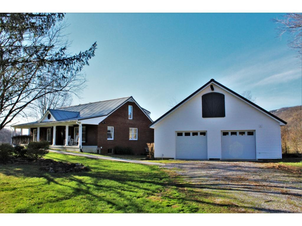 Front of house garage