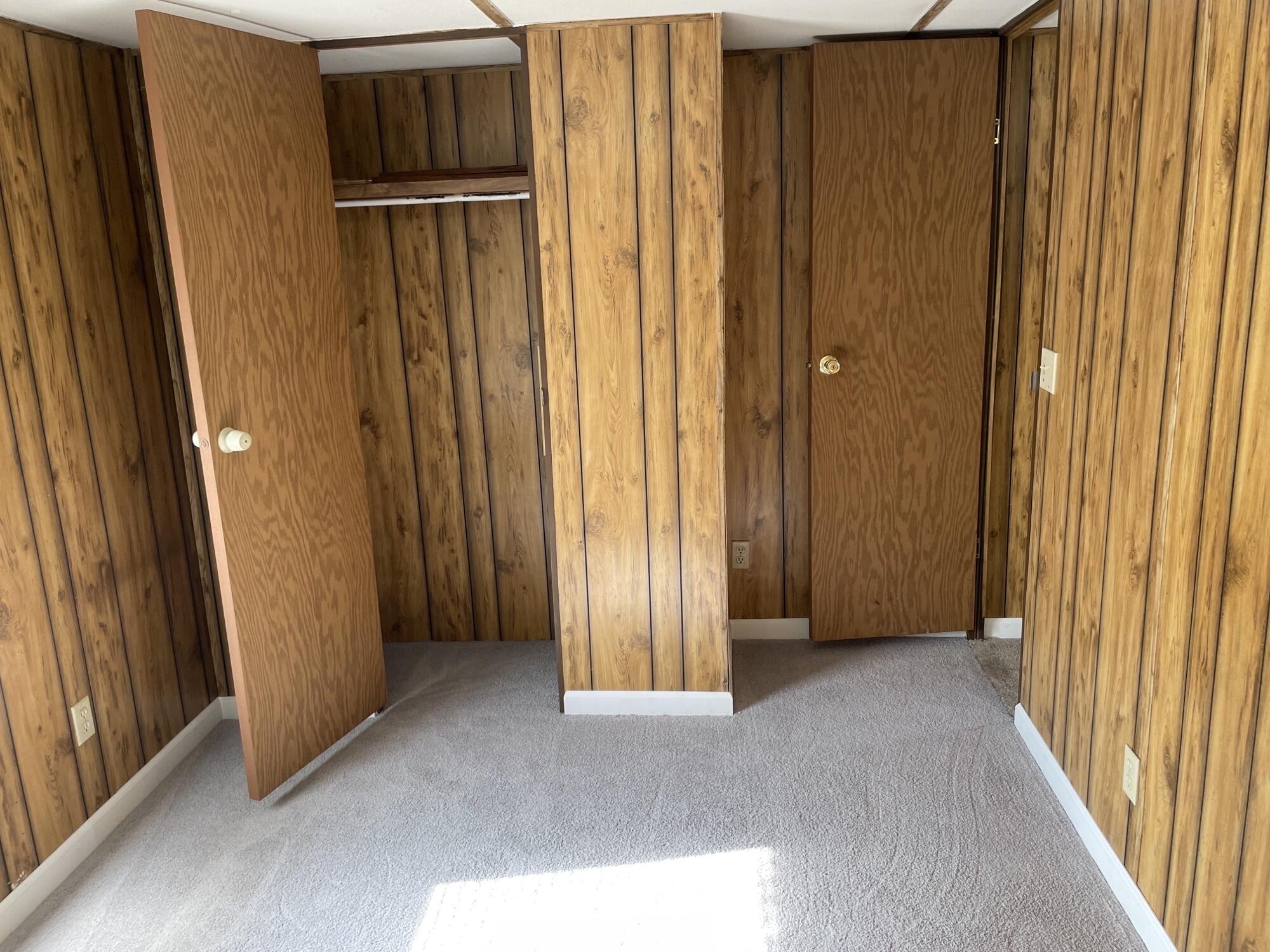 3163 North Fork Road Elliston, VA 24087 - Photo 7 of 10 a view of a closet area with front door