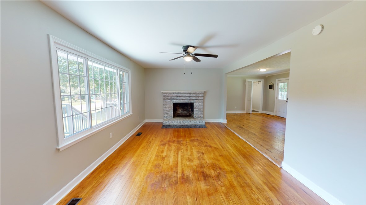 817 Johnson Road Central, SC 29630 - Photo 4 of 17 Living room with fireplace