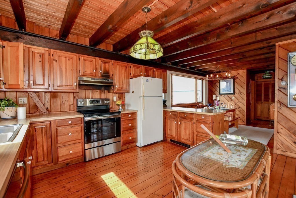 14 Sias Point Road Wareham, MA 02532 - Photo 21 of 42 a kitchen with sink cabinets and appliances