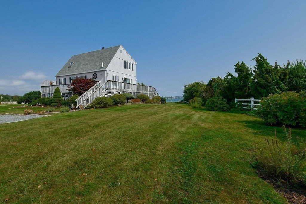 14 Sias Point Road Wareham, MA 02532 - Photo 35 of 42 a front view of a house with a yard