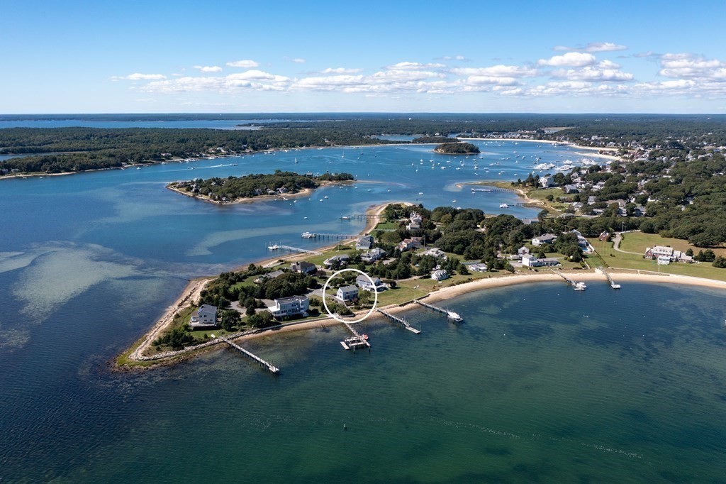 14 Sias Point Road Wareham, MA 02532 - Photo 38 of 42 an aerial view of a house with a big yard
