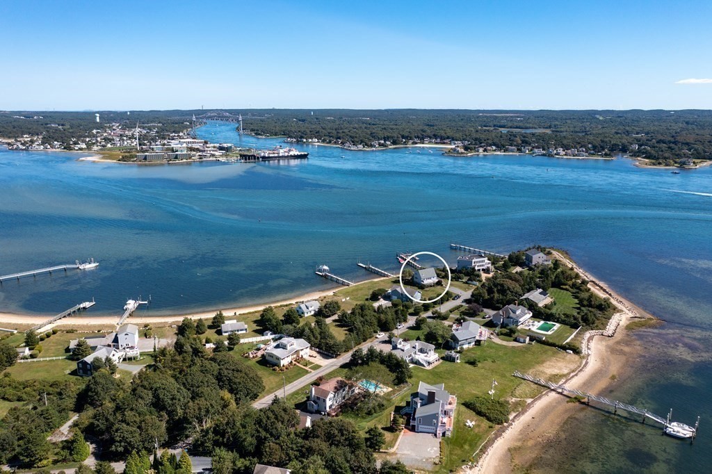 14 Sias Point Road Wareham, MA 02532 - Photo 40 of 42 a view of a city and an ocean view
