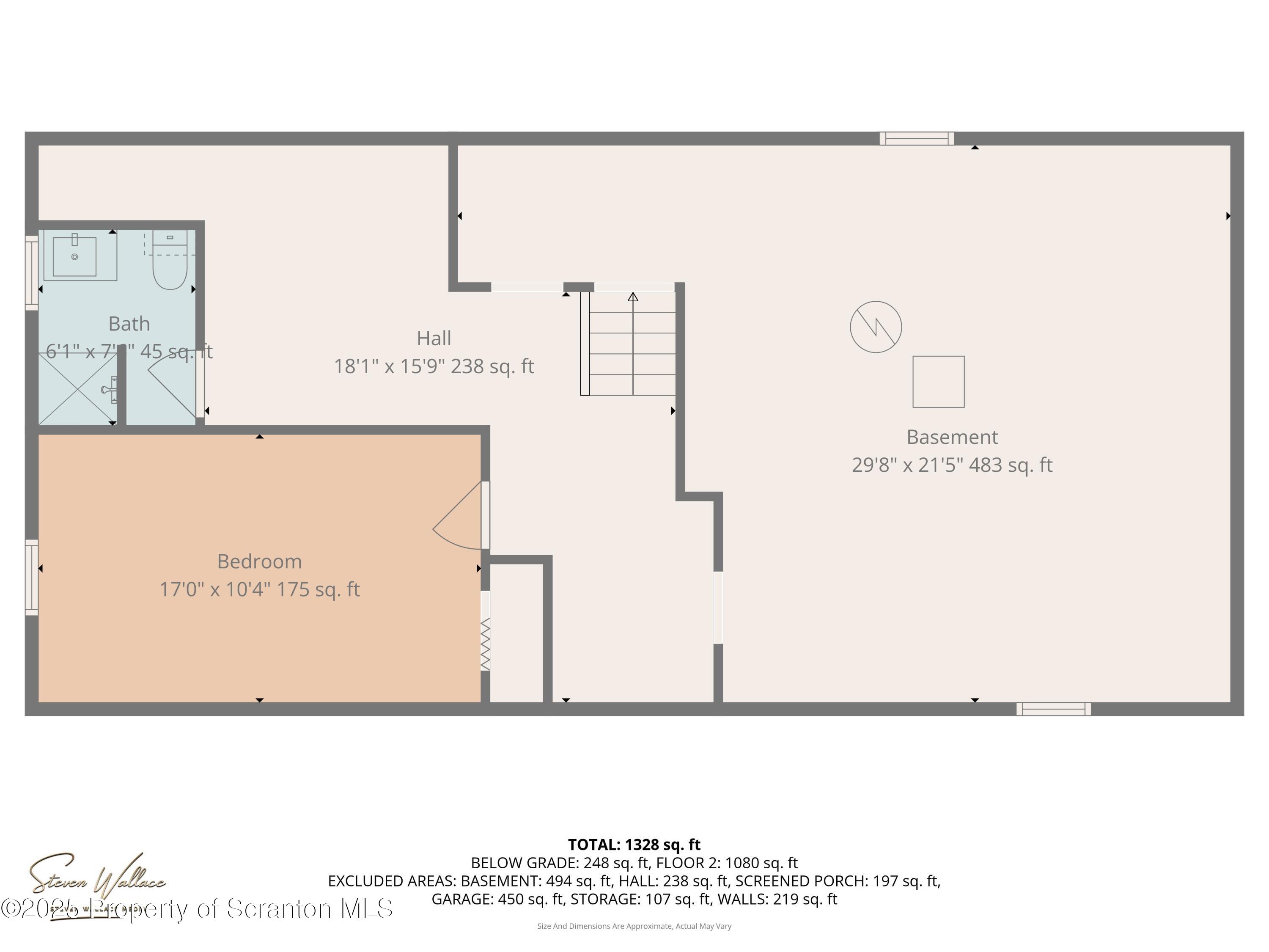 524 Knapp Road Clarks Summit, PA 18411 - Photo 45 of 45 a picture of a floor plan