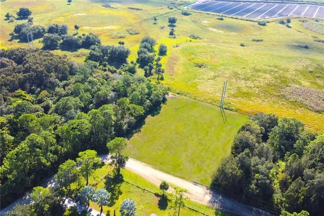 a view of a lake with a houses