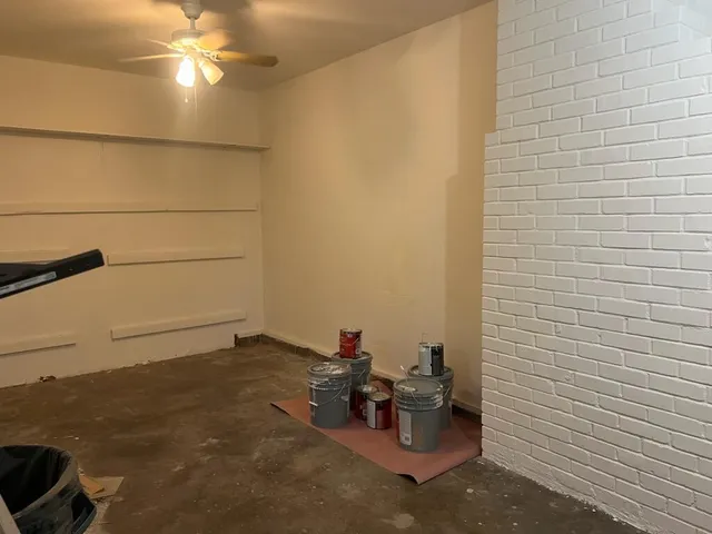 a view of a sink in a kitchen