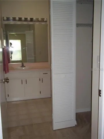 a bathroom with a sink