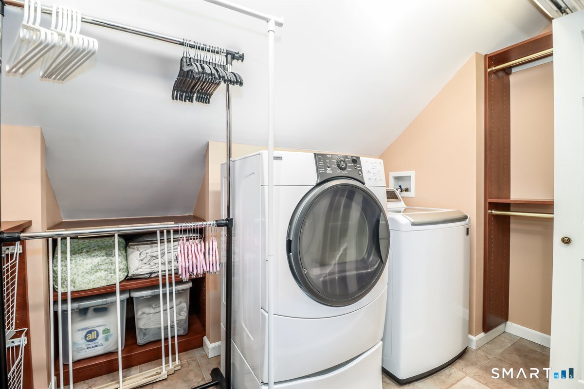 427 Long Mountain Road New Milford, CT 06776 - Photo 21 of 40 a utility room with dryer and washer