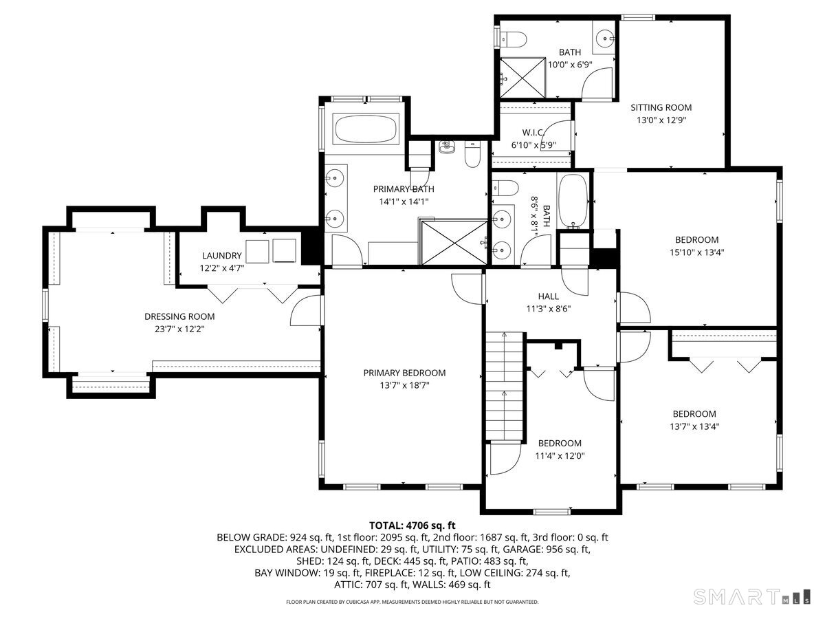 427 Long Mountain Road New Milford, CT 06776 - Photo 30 of 40 a picture of a floor plan