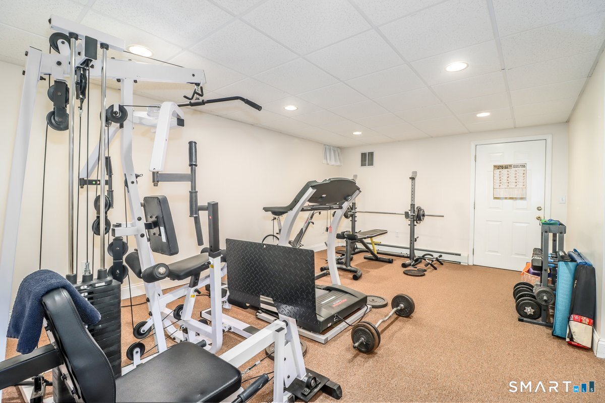 427 Long Mountain Road New Milford, CT 06776 - Photo 33 of 40 a view of a room with gym equipment