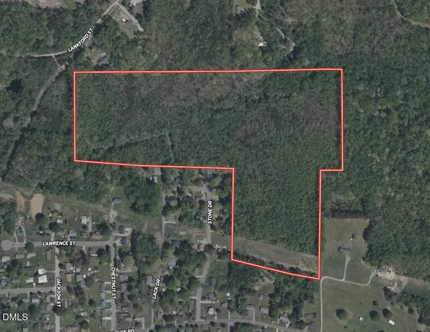 a view of a yard with plants