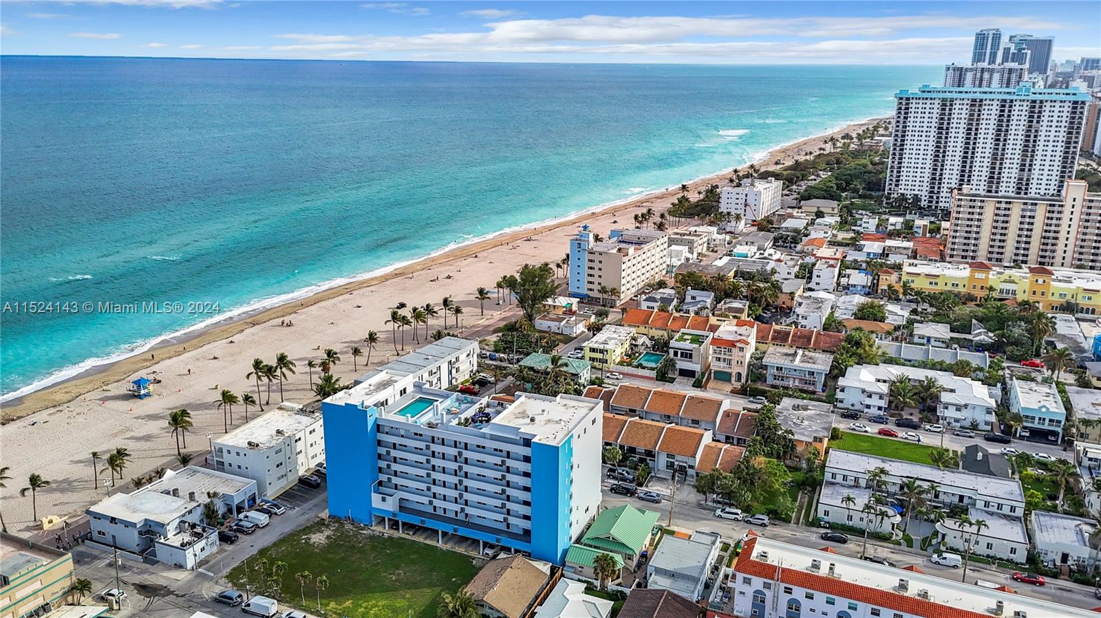 320 South Surf Road, Unit 506 Hollywood, FL 33019 - Photo 34 of 36 a view of a city with an ocean