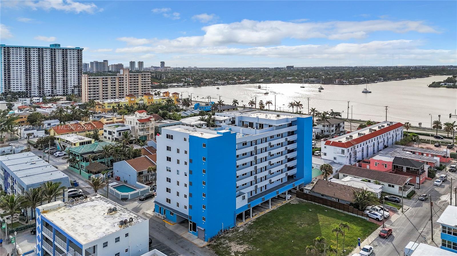 320 South Surf Road, Unit 506 Hollywood, FL 33019 - Photo 35 of 36 a view of a city with tall buildings