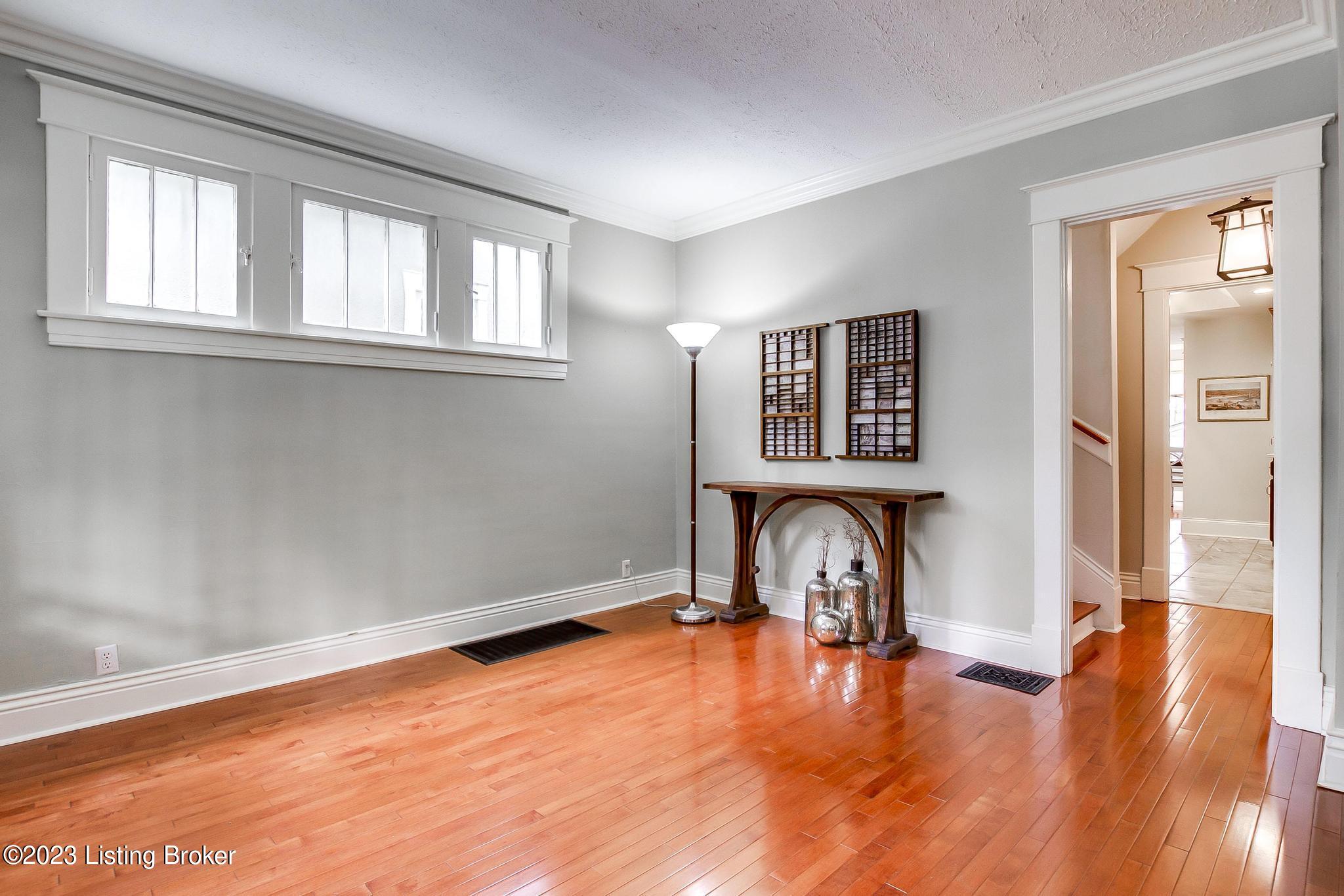 Hardwood throughout