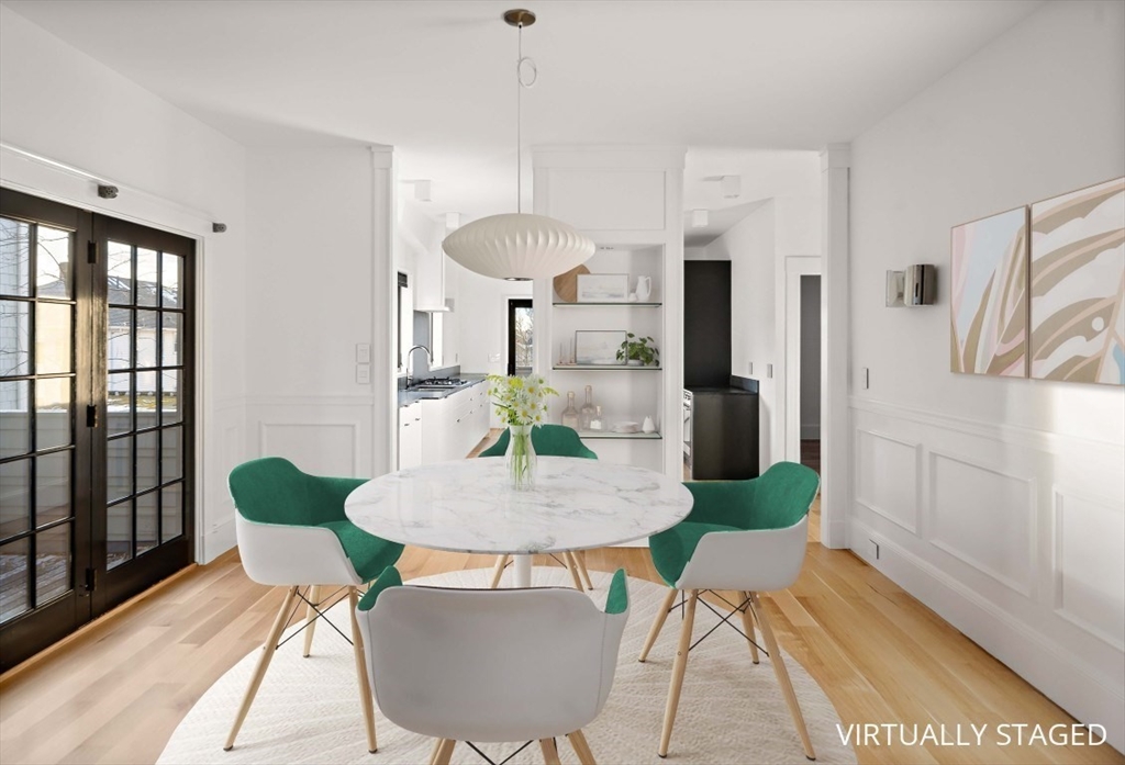 78 Gilbert Road Belmont, MA 02478 - Photo 3 of 20 a view of a dining room with furniture window and wooden floor