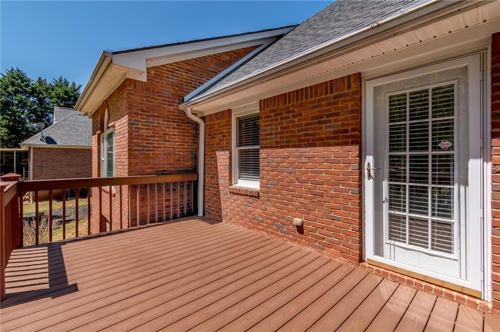 6628 Windvane Point Clermont, GA 30527 - Photo 11 of 41 a view of wooden deck