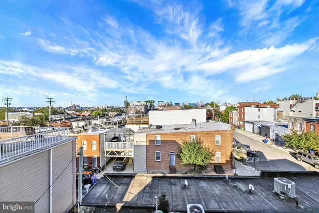 a view of a terrace with sitting area