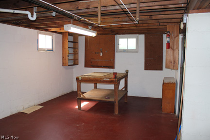 1132 Berwin Street Akron, OH 44310 - Photo 23 of 24 Basement Work Area