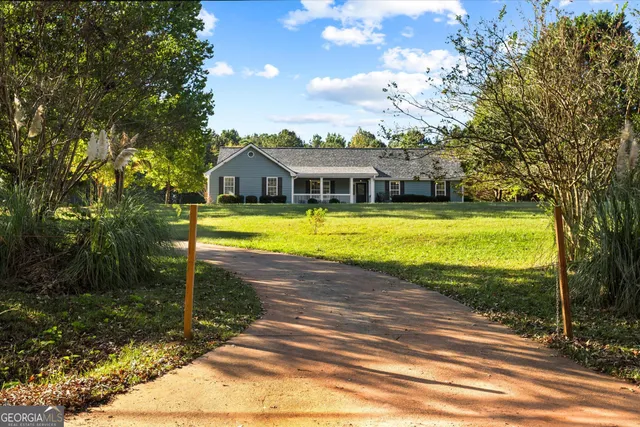 a view of a house with pool