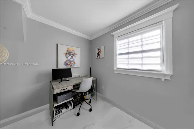 a workspace with a window