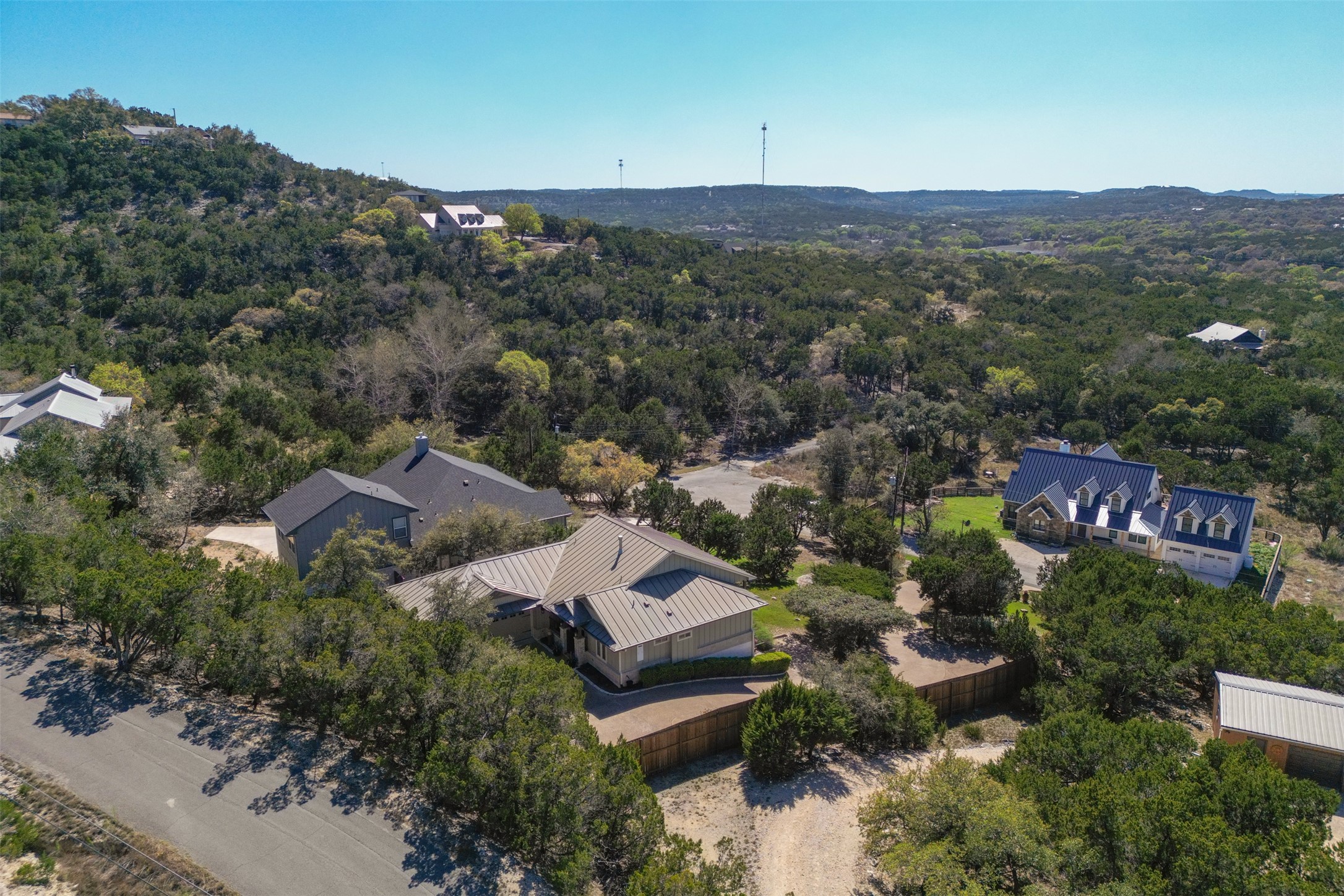 261 Barber Drive Wimberley, TX 78676 - Photo 29 of 37 Drone / aerial view of a forest