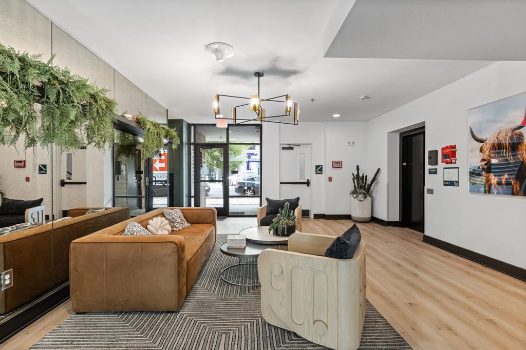 2500 Longview Street, Unit 217 Austin, TX 78705 - Photo 24 of 35 Lobby with a wall of windows