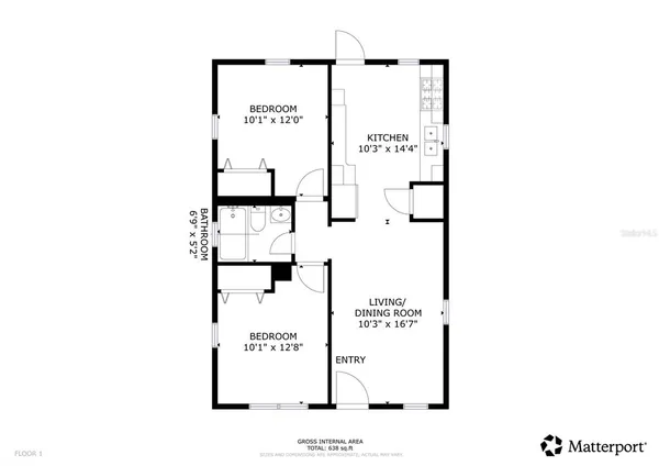 a picture of a bench in front of a white house