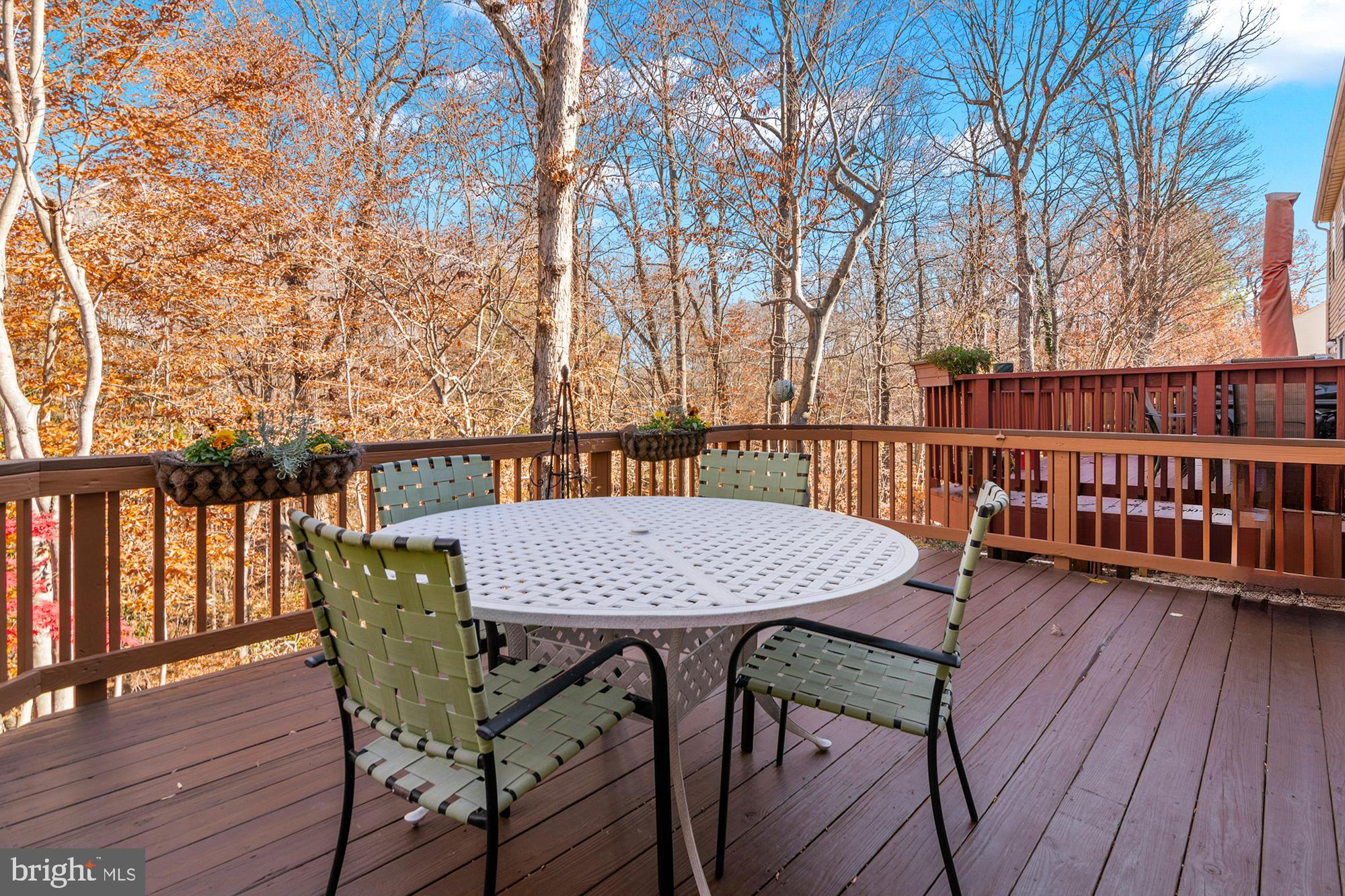 1447 Falcon Nest Court, Unit 45 Arnold, MD 21012 - Photo 58 of 58 a view of a deck with furniture and trees