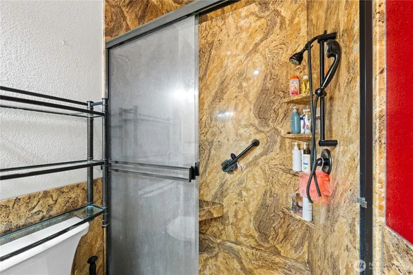 a view of a bathroom