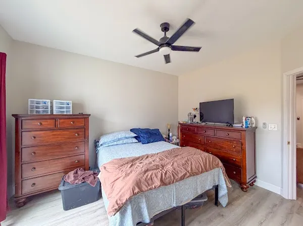 a view of a room and window