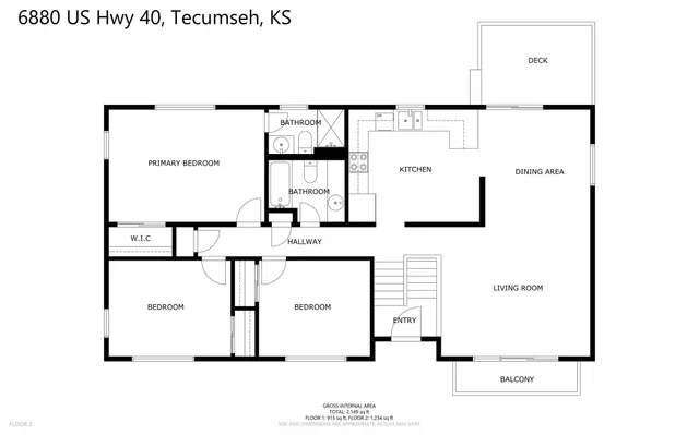 $416,880 | 6880 U.S. Highway 40, Tecumseh, KS 66542