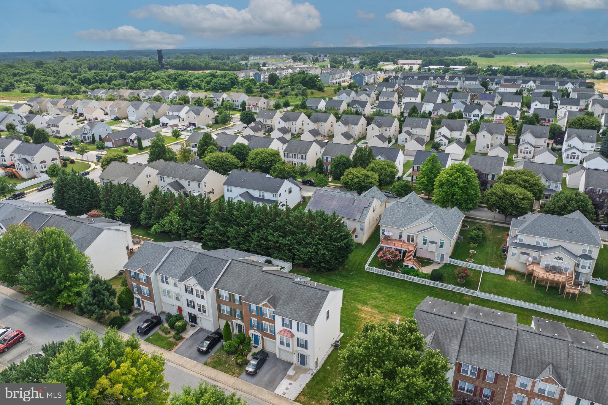 1337 Steed Street Ranson, WV 25438 - Photo 36 of 42 an aerial view of a house with a garden