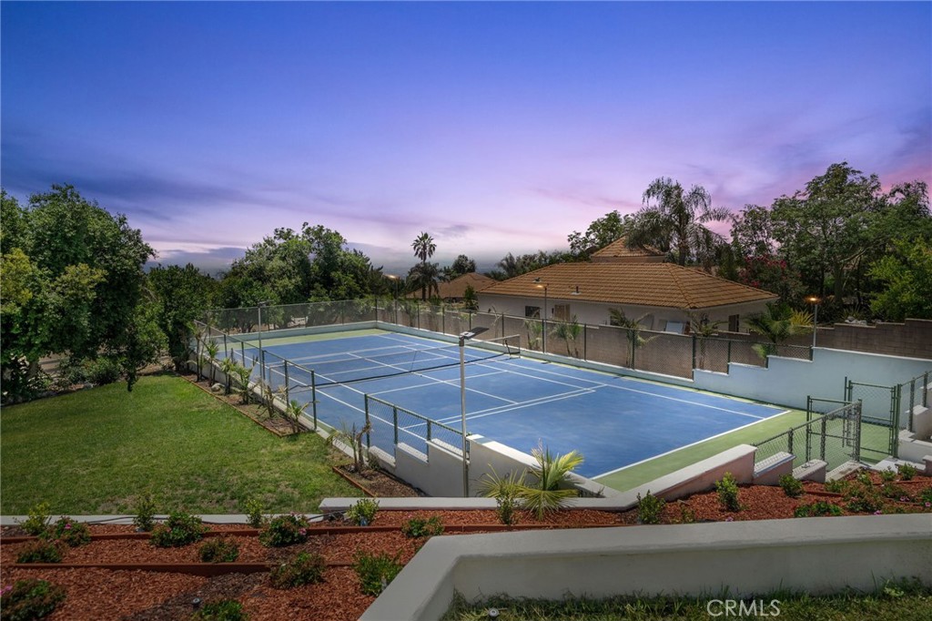 5087 Granada Court Rancho Cucamonga, CA 91737 - Photo 47 of 49 a view of a tennis court