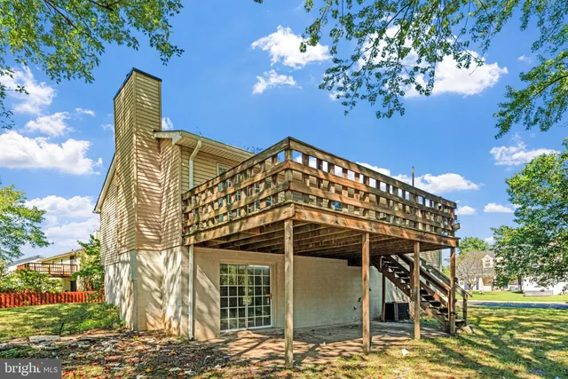 a view of a room with a big yard