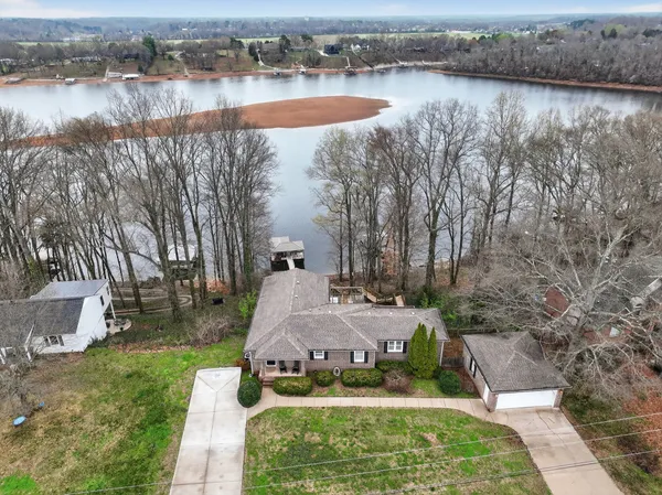 a view of lake with houses