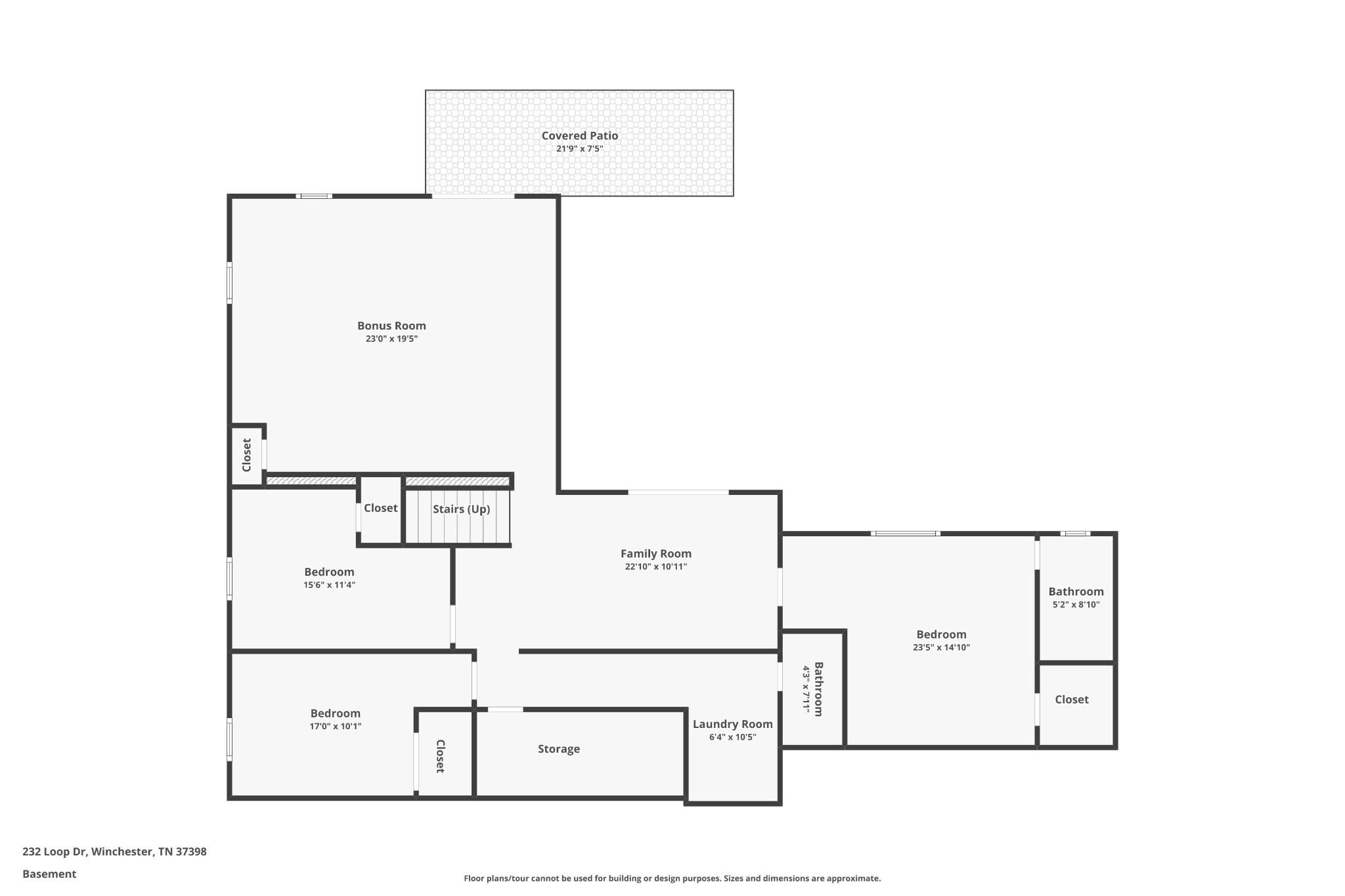 232 Loop Drive Winchester, TN 37398 - Photo 40 of 41 a picture of a floor plan