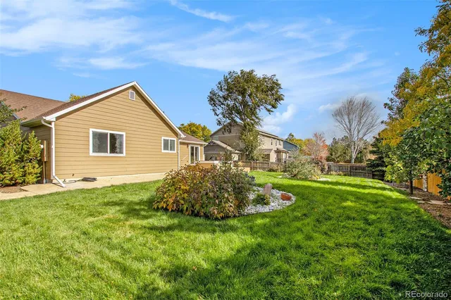 a house view with a garden space