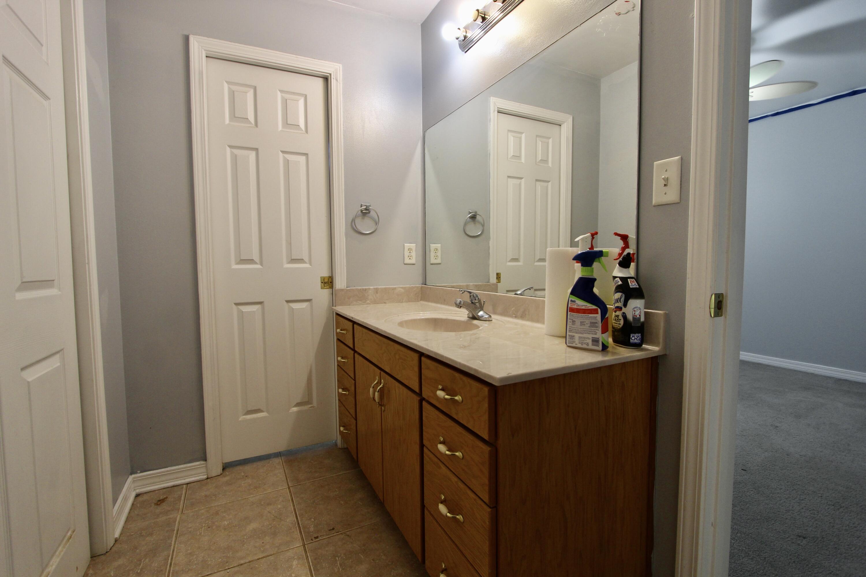 6064 Buckward Road Baker, FL 32531 - Photo 23 of 34 a bathroom with a sink and a mirror
