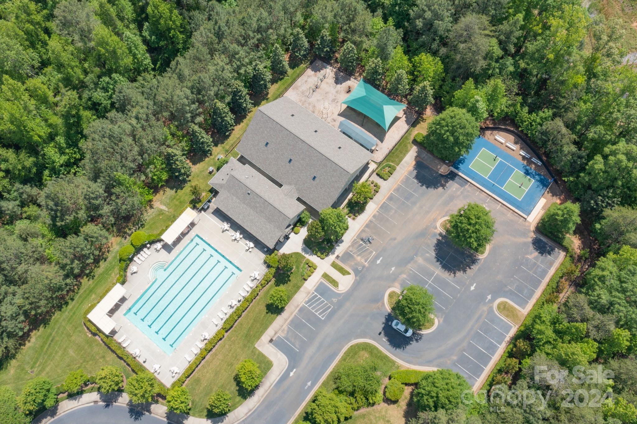 1385 Secret Path Drive Fort Mill, SC 29708 - Photo 47 of 48 an aerial view of a house with garden space and street view