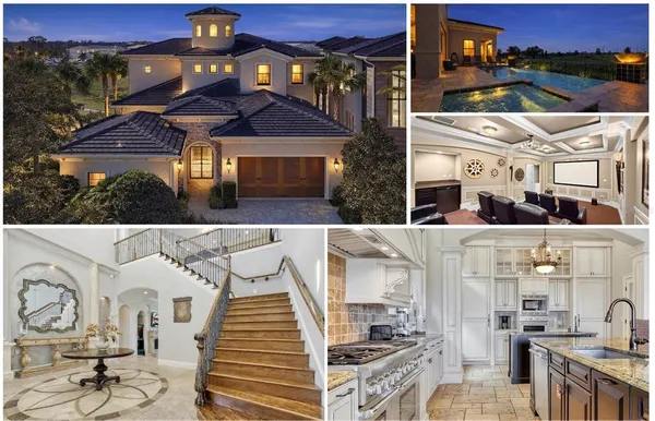 a view of multiple houses with a street