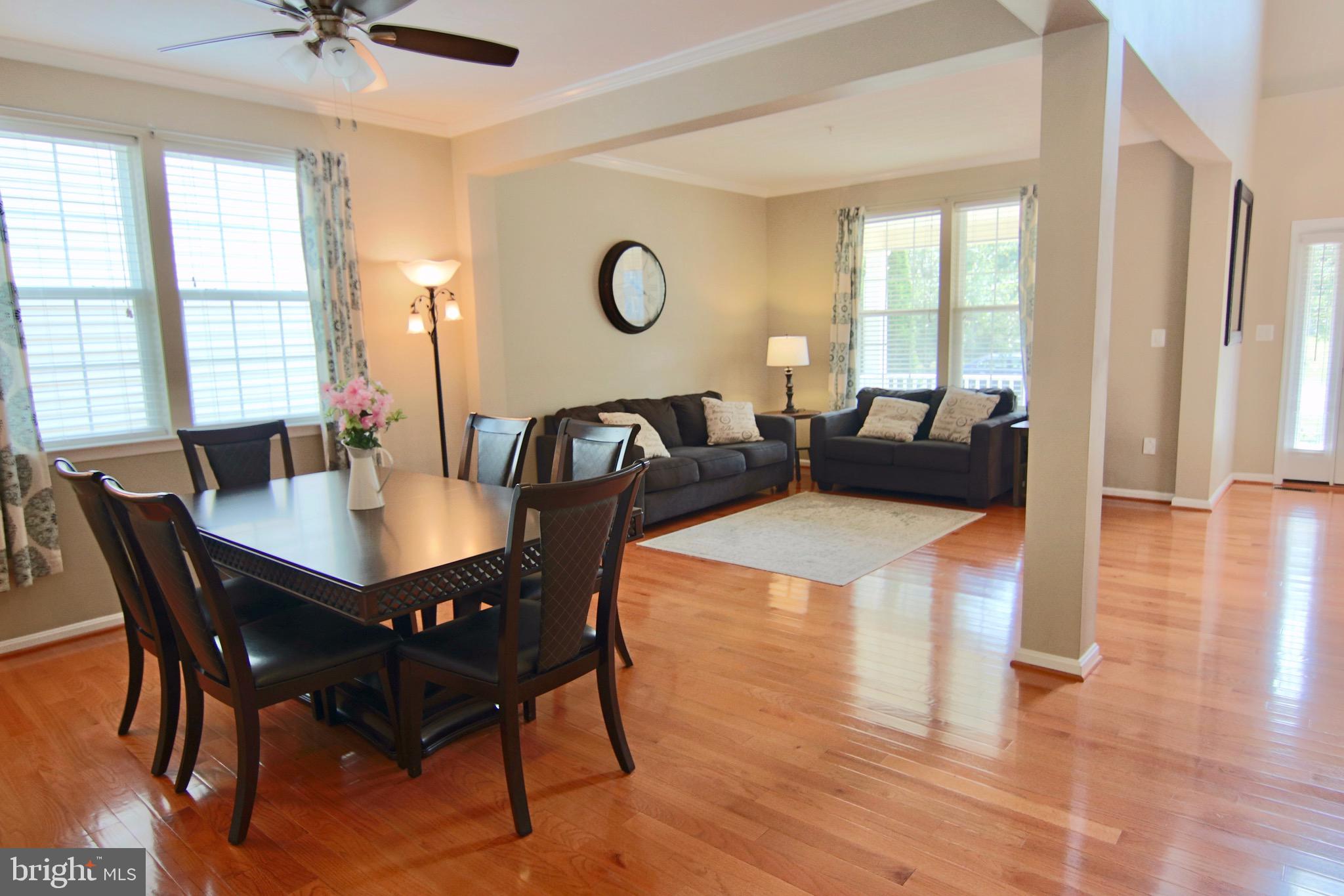 Dining Room opens to Living Room