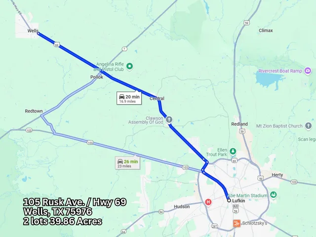 $1,250,000 | 105 Rusk Avenue, Wells, TX 75976