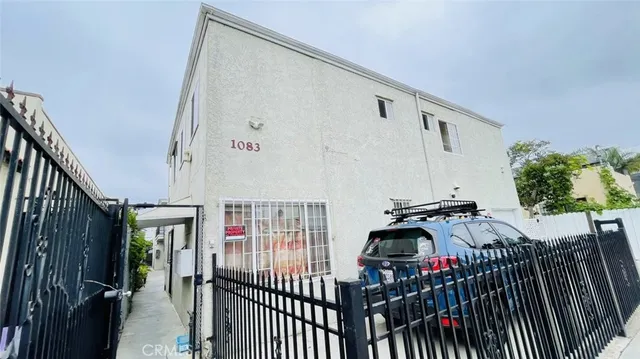 a car parked in parking garage