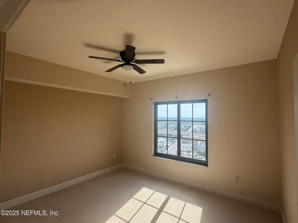 a bathroom with a sink vanity and a mirror