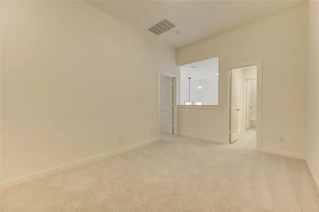 a view of an empty room