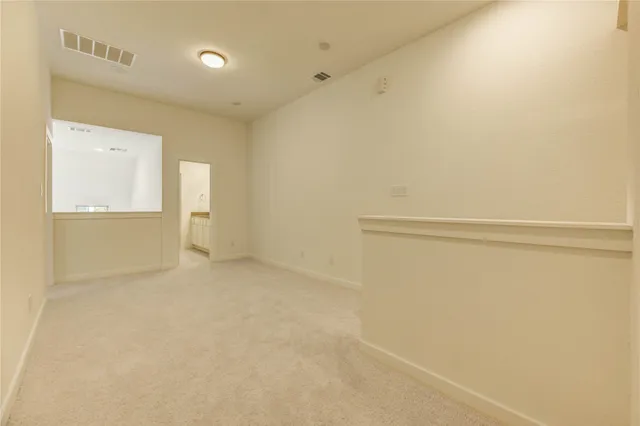 a view of an empty room