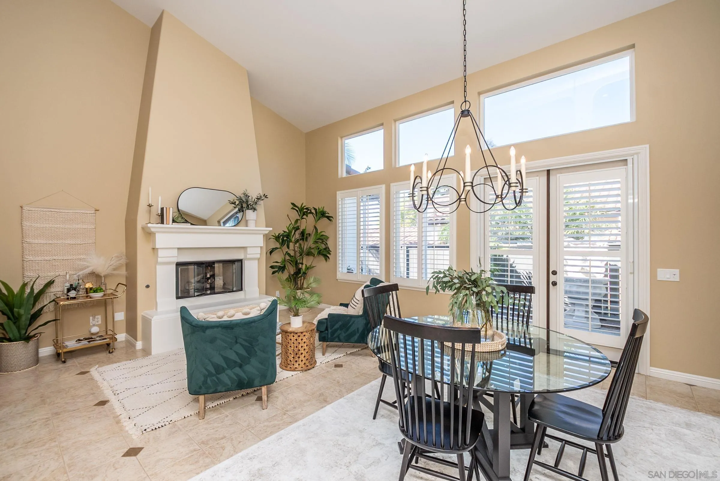 3008 Via Conquistador Carlsbad, CA 92009 - Photo 12 of 31 a view of a dining room with furniture window and outside view